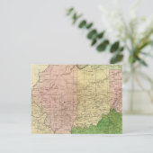 Carte Postale Plan d'Olney des États occidentaux (Debout devant)