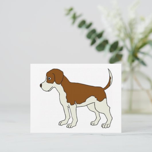 Carte Postale Plan du chien (Debout devant)