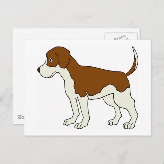 Carte Postale Plan du chien (Devant / Derrière)