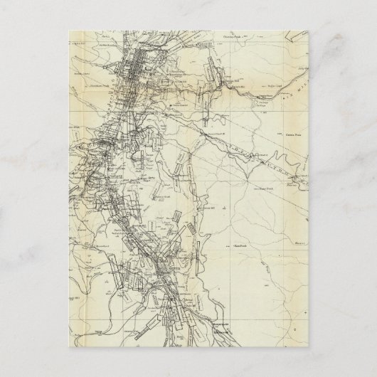 Carte Postale Plan du district de Washoe (Devant)