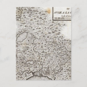Carte Postale Plan du Fort du New Madrid