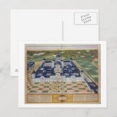 Carte Postale Plan du monastère d'El Escorial, de 'Civita (Devant / Derrière)