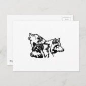 Carte Postale Plan du pack Wolf (Devant / Derrière)