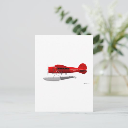 Carte Postale Plan flottant de Végéta Lockheed (Debout devant)