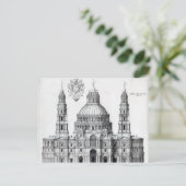 Carte Postale Plan pour Saint-Pierre, Rome, 1539 (Debout devant)