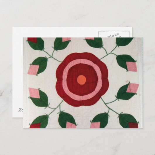 Carte Postale Planche à fleurs (Devant / Derrière)