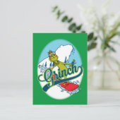 Carte Postale Planche à neige du Grinch (Debout devant)