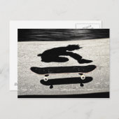 Carte Postale planche à roulettes (Devant / Derrière)