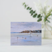 Carte Postale Planche à voile et baigneurs (Debout devant)