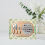 Carte Postale Planche de charcuterie personnalisée (Debout devant)