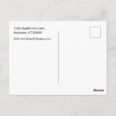 Carte Postale Planche de charcuterie personnalisée (Dos)