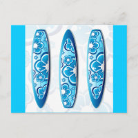 Planche de surf Groovy avec un motif de fleurs