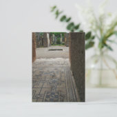 Carte Postale Plancher de mosaïque de Pompéi (Debout devant)
