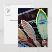 Carte Postale Planches de surf (Devant / Derrière)