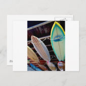 Carte Postale Planches de surf (Devant / Derrière)