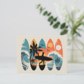 Carte Postale Planches de surf (Debout devant)