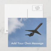 Carte postale Plane (Devant / Derrière)