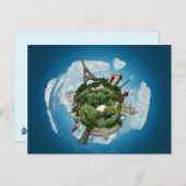 Carte postale Planet Paris (Devant / Derrière)