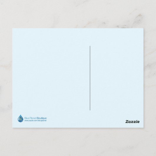 Carte postale Planet Paris (Dos)