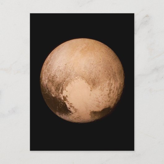 Carte Postale PLANET PLUTO - AVEZ UN COEUR ! (système solaire) ~ (Devant)