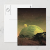 Carte postale Planet Rise (Devant / Derrière)