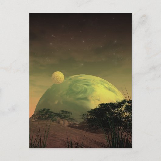 Carte postale Planet Rise (Devant)