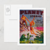 Carte Postale Planet Stories Magazine Couverture 8 (Devant / Derrière)