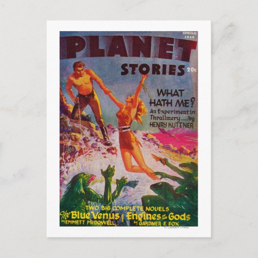 Carte Postale Planet Stories Magazine Couverture 8 (Devant)