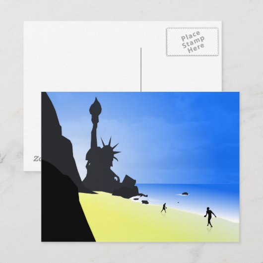 Carte postale Planète (Devant / Derrière)