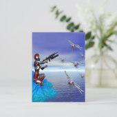 Carte Postale Planète Alien (Debout devant)