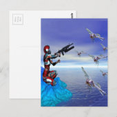 Carte Postale Planète Alien (Devant / Derrière)