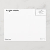 Carte Postale planète annelée (Dos)