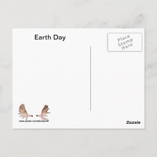 Carte Postale Planète fragile (Dos)