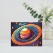 Carte Postale planète IA (Debout devant)