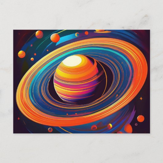 Carte Postale planète IA (Devant)