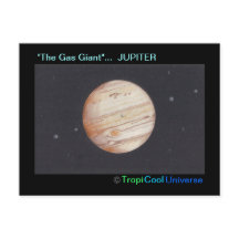 Carte postale Planète JUPITER