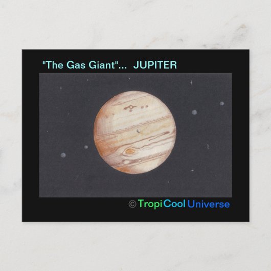 Carte postale Planète JUPITER (Devant)