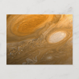 Carte Postale Planète Jupiter tempêtes de torrents et Big Red Sp