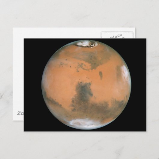 Carte Postale Planète Mars (Devant / Derrière)