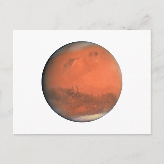 Carte Postale PLANÈTE MARS true color naturel (Devant)