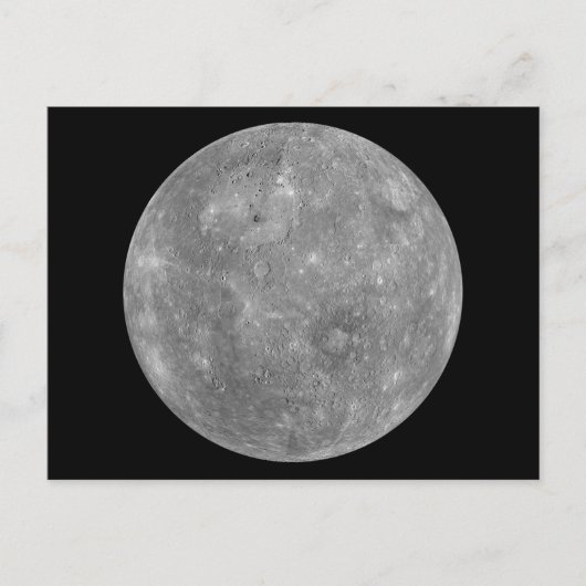 Carte Postale Planète Mercure (Devant)