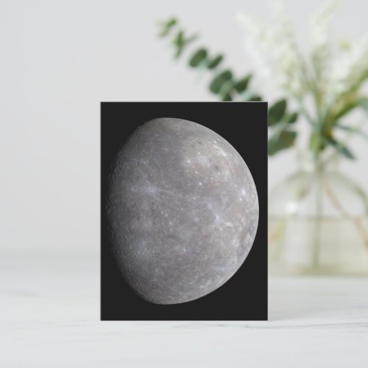Carte Postale Planète Mercure dans l'espace (Debout devant)
