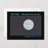Carte postale Planète NEPTUNE (Devant / Derrière)
