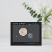 Carte postale Planète PLUTO (Debout devant)