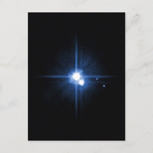 Carte Postale Planète Pluton lune Charon NASA (Devant)