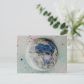 Carte Postale Planète Terre. (Debout devant)