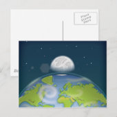 Carte Postale Planète Terre (Devant / Derrière)