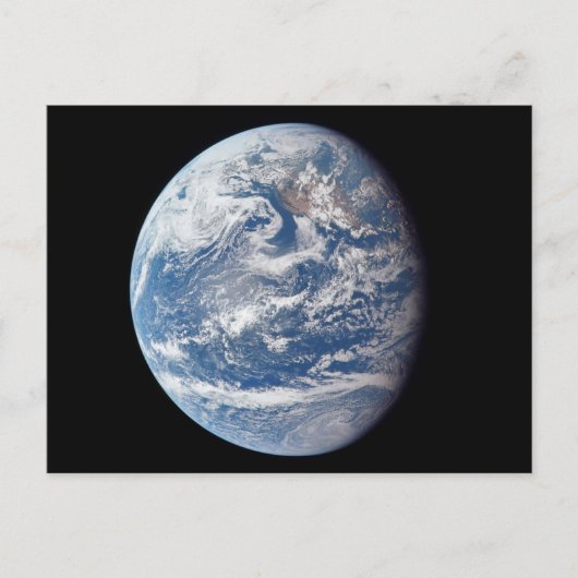 Carte Postale Planète Terre Prise Par L'Équipage Apollo 11. (Devant)