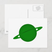 Carte Postale Planète verte (Devant / Derrière)