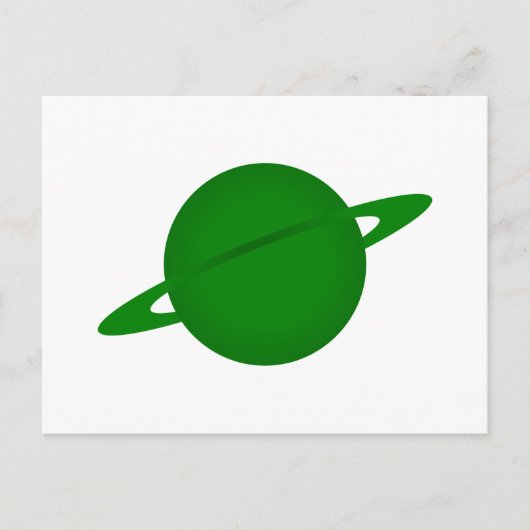 Carte Postale Planète verte (Devant)